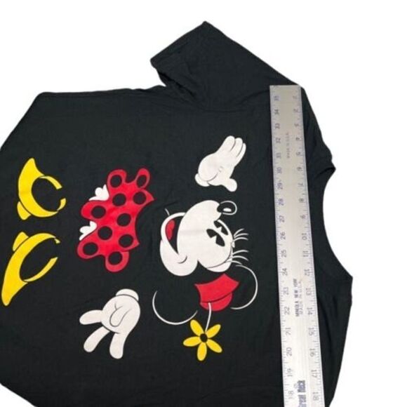 Disney Parks Adult Minnie Mouse T-Shirt Ears Flower World Fun Retro Polka Dot - Picture 3 of 6